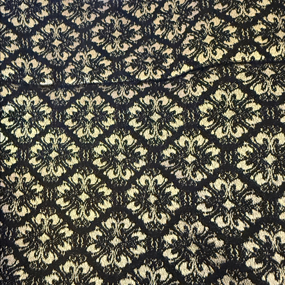 Chico’s Brown & Black Jacquard Slim Ankle Pants Stretch Dress Trousers - Picture 6 of 7